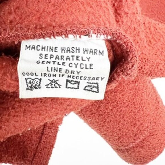 Tommy Bahama Textured V-Neck Fleece Pullover Sweater. Rust. Men's Size XL - Picture 6 of 12